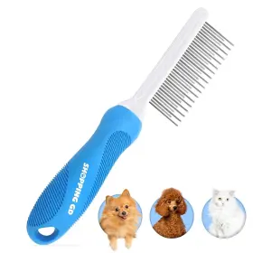 728434688518 SHOPPING GD Detangling Pet Comb Dogs Cats Stee