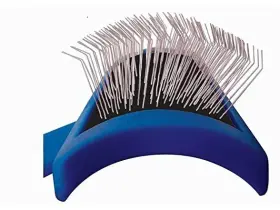 420031919280 SHOW Tuffer Slicker Brush Firm Pins #2