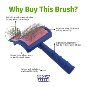 ST-91026 DOG Tuffer Slicker Brush Pins Medi #2
