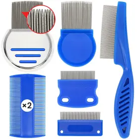 743430938986 SIDMING Pet Lice Removal Comb Flea Tick Kit #2