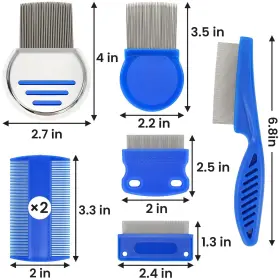 743430938986 SIDMING Pet Lice Removal Comb Flea Tick Kit #3