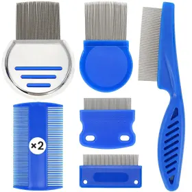 743430938986 SIDMING Pet Lice Removal Comb Flea Tick Kit