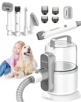SW03 SIMPLE WAY Dog Vacuum Shedding Deshedding Fur Dust