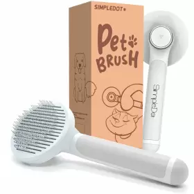 788409525606 SIMPLEDOT Cleaning Slicker Brush Dogs Cats Pet