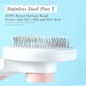 788409525613 SIMPLEDOT Cleaning Slicker Brush Dogs Cats Pet #3