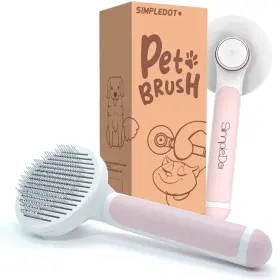 788409525613 SIMPLEDOT Cleaning Slicker Brush Dogs Cats Pet