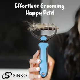 860011049616 SINKO Undercoat Rake Brush Deshedding Double #3