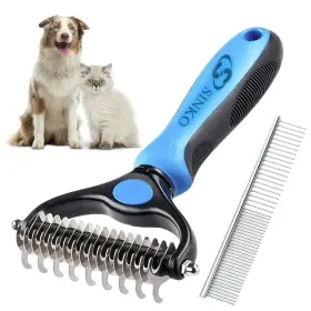 860011049647 SINKO Undercoat Rake Brush Dogs Cats Deshedding
