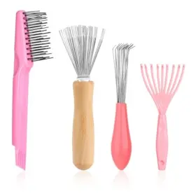 5245QCWJ4575 SKRFREN Hairbrush Cleaner Tool Set Hair Brush