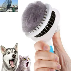 W-YLP0159 SKYAUKS Cat Dog Brush Cleaning Shedding Groom