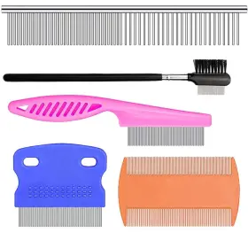 895232408603 SKYPIA Dog Comb Tear Stain Remover Flea