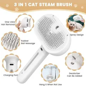 Salvol-white SLAVOL Cat Steam Brush Effective Removal Spray #3