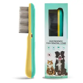 716597215412 SMOOTHWAY Flea Comb Dogs Cats Hair Steel Dete