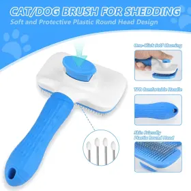 726084938991 SOGUE Dog Brush Shedding Cleaning Slicker Kit #2