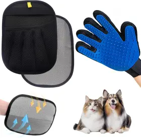 313049243223 SONGHEARR Pet Hair Removal Glove Cats Dogs Tool