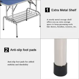 955610491424 SPOFLYINN Sjc Pho Dog Table Steel Legs Boa #2