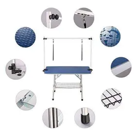 955610491424 SPOFLYINN Sjc Pho Dog Table Steel Legs Boa #3