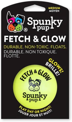 791592019487 SPUNKY PUP Fetch Glow Ball