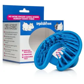 Squishface 6a19e132907eebc3decec42b Nub Brush Corkscrew Tail Dog For Bulldogs Silicone Grooming