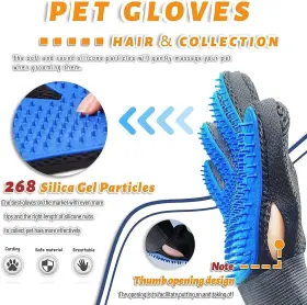 165435856630 STARROAD-TIM Pet Glove Hair Remover Brush Gentle #2