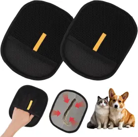 HXH-ZH098 STATIC HAIR REMOVAL GLOVES Logjam Pets Cats Dogs Si