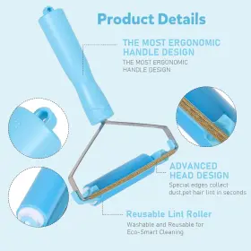 726084242364 STICKYROOT LINT Pet Hair Removal Tool Roller Cat #2