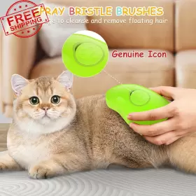 445035269252 STOSATO Cat Steam Brush Rechargeable Steamy Hair #3