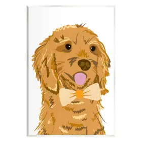 197081852069 STUPELL INDUSTRIES Golden Retriever Puppy Bowtie