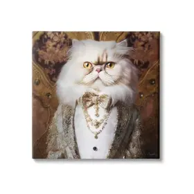 197658458960 STUPELL INDUSTRIES Fancy Cat Portrait Canvas Art