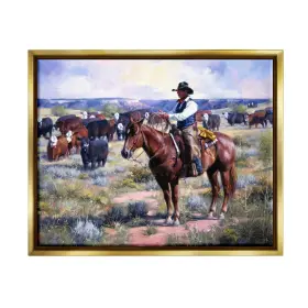 197658624297 STUPELL INDUSTRIES Cowboy Herding Cattle Ranch