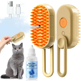 793313445629 SUFEASDF Cat Steam Brush Shedding Brus Catbrush