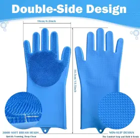 HL-GT291 SUKETIL Pet Gloves Dog Washing High Density #3
