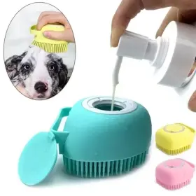 313035925928 SUPREME-GOODSOUTLET Pet Brush Silicone Dogs Cats #2