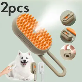 445052121175 SUPREME-GOODSOUTLET Steam Pet Brush Massage Dog #2