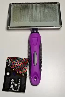 TL114 SUREGRIP Flat Slicker Dog Cat Groom Brush
