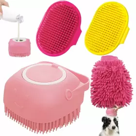 787477738369 SVMFLVY Dog Bath Brush Scrubber