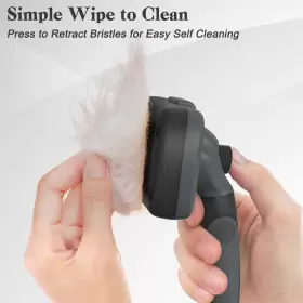 649762637309 SWIHAUK Cleaning Slicker Brush Dogs Skin Cat #3