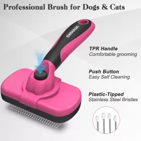 649762637323 SWIHAUK Cleaning Slicker Brush Dogs Skin Cat #2