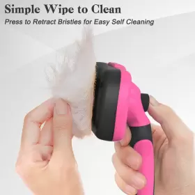 649762637323 SWIHAUK Cleaning Slicker Brush Dogs Skin Cat #3