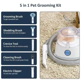 955629649045 TAKYWEP Pet Vacuum Suction Hair Dust Cup Dog Kit #3