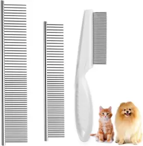 313049529563 TANDRAJI Dog Comb Flea Rounded Remo