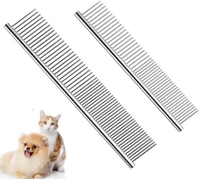 445002360357 TANDRAJI Dog Pack Comb Rounded Stee