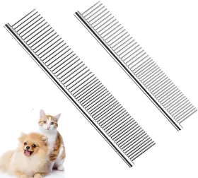 445021966936 TANDRAJI Dog Pack Comb Rounded Stee