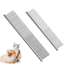 779712008276 TANDRAJI Dog Pack Comb Rounded