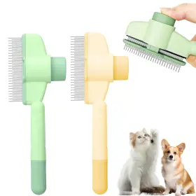 2M-3OPU-D9PJ TAOTOP Pet Comb Dogs Cats Hair Removal Release