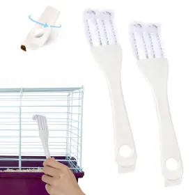 5320RIVH4565 TEAAHA Bird Cage Cleaner Brush Handle Shovel