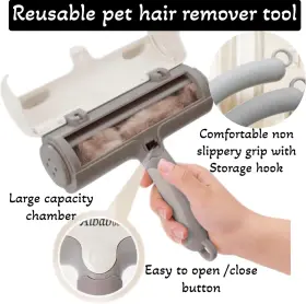 04012024 PET Hair Remover Lint Roller Clean Couch Furniture #2