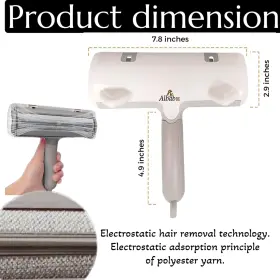 04012024 PET Hair Remover Lint Roller Clean Couch Furniture #3
