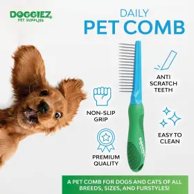 313020969913 TERRIFIC SALES Pet Comb Dogs Cats Steel Fluffy #2