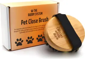 313018499408 THE BUDDY SYSTEM Pet Close Brush Touch Palm
